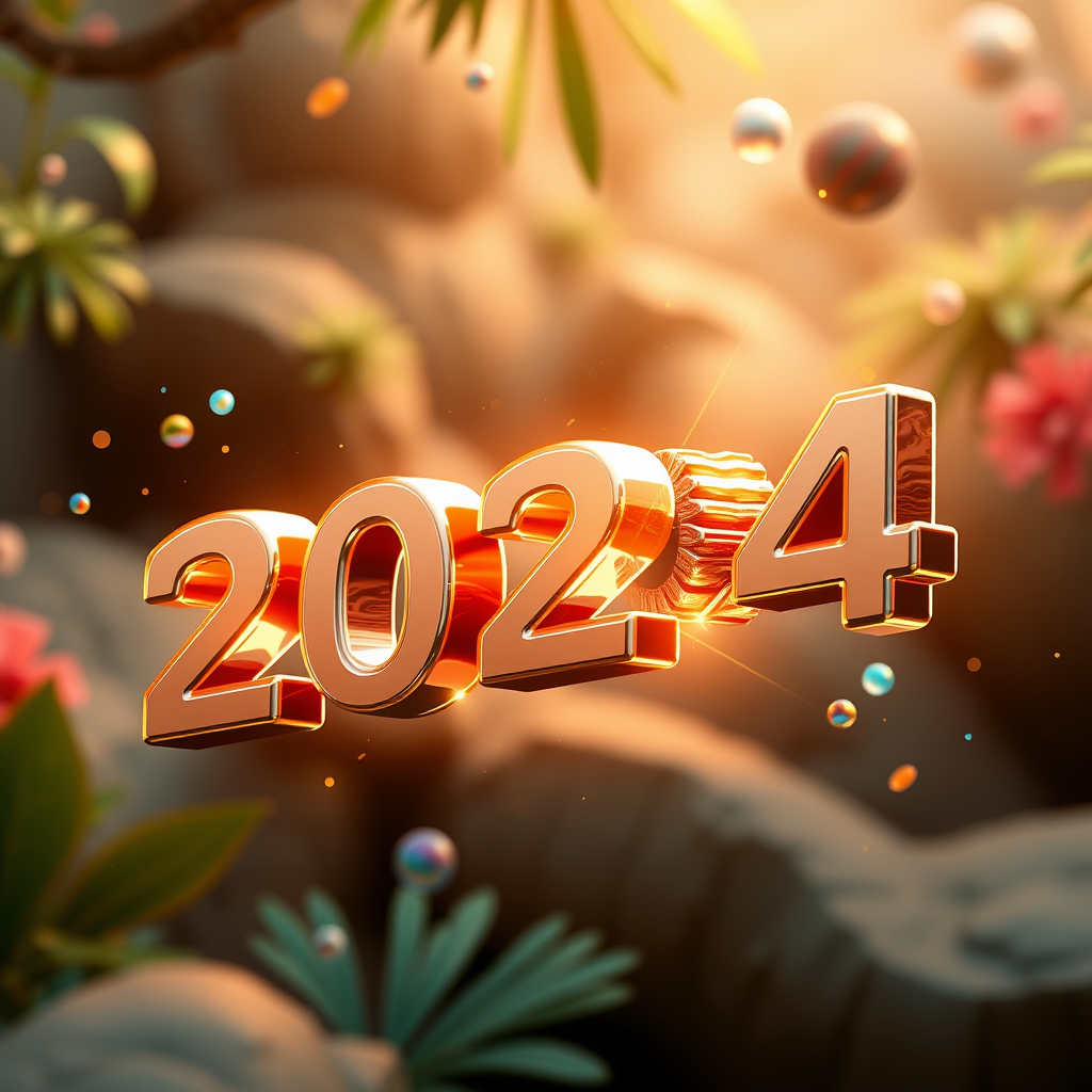 Tendencias de motion graphics 2024 mostrando tipografía cinética, animaciones 3D y elementos interactivos con efectos visuales modernos y dinámicos para medios digitales y publicidad